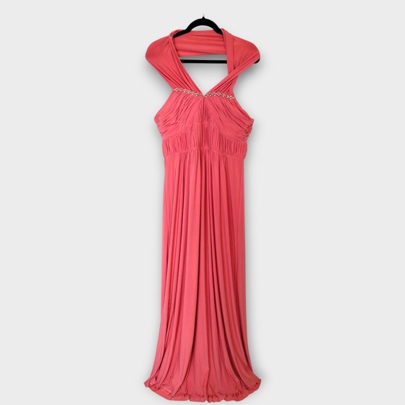 BCBGeneration Coral Pink Gown Maxi Dress Rhinestone Formal Party Evening  Wedding is available for purchase on au PAY Market - Imported Goods Online  Store Co.Ltd. | au PAY Market - Online Shopping Site
